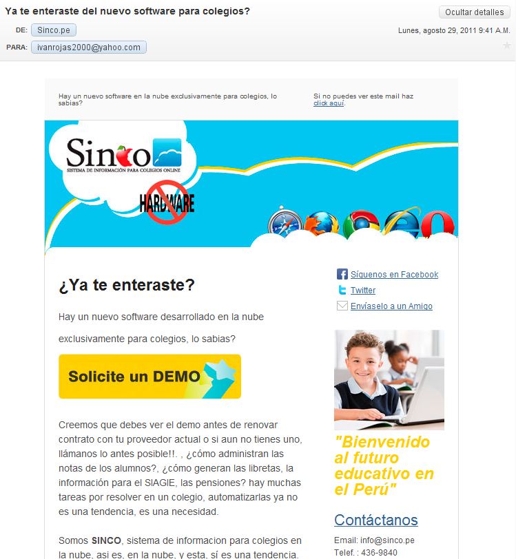 envio de correos masivos peru envio de correos masivos peru